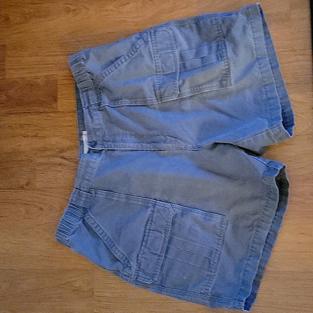 Savane Diesel Gray cargo shorts 100% cotton 6 pockets flat front size 40 EUC…